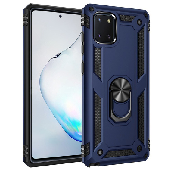 Pancierované obal na mobil pre Samsung Galaxy Note 10 Lite, Nox Case Ring, modré