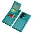 Puzdro pre Samsung Galaxy S25 Ultra, Card Holder Kickstand, zelený