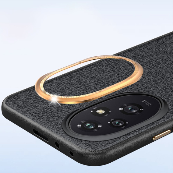 Kožené puzdro pre Honor 200 Pro 5G, leather hybrid, čierne