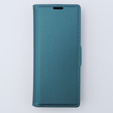 Puzdro pre Samsung Galaxy Z Fold 5 5G, ERBORD Glossy Litchi, flipová peňaženka, zelený