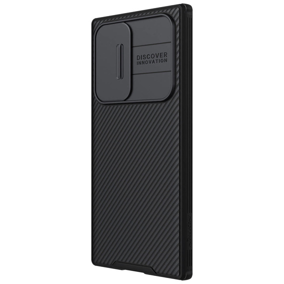 Puzdro pre Samsung Galaxy S23 Ultra, pancierované Nillkin, CamShield Pro, čierne