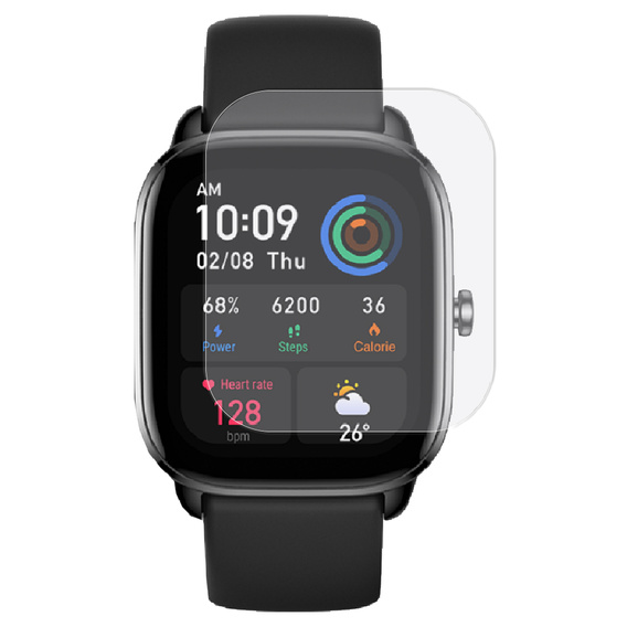 3x ERBORD Hydrogélová fólia pre Amazfit GTS 4 Mini
