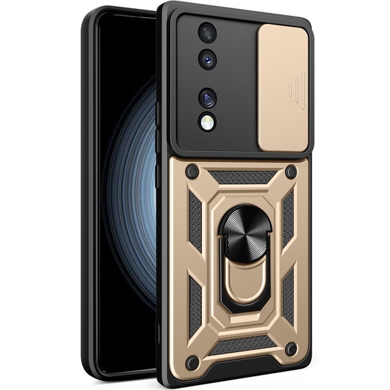 Obal na mobil pre Honor 70 5G, CamShield Slide, zlaté