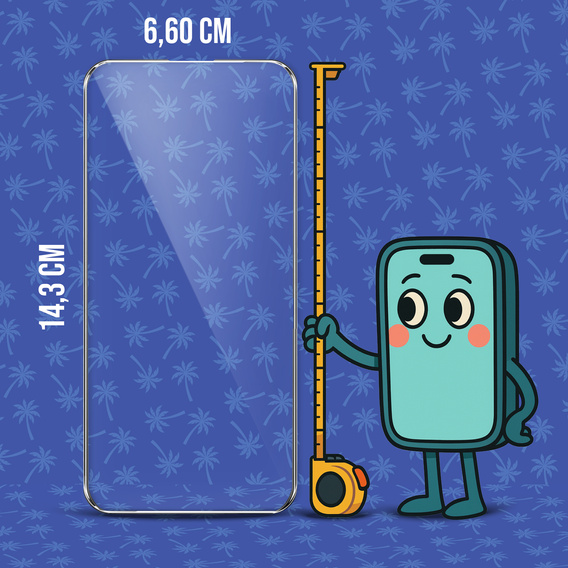 Tvrdené sklo Diamond Palm pre iPhone 16