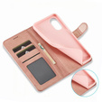 Klapkové puzdro pre Oppo A17, LC.IMEEKE, ružové rose gold