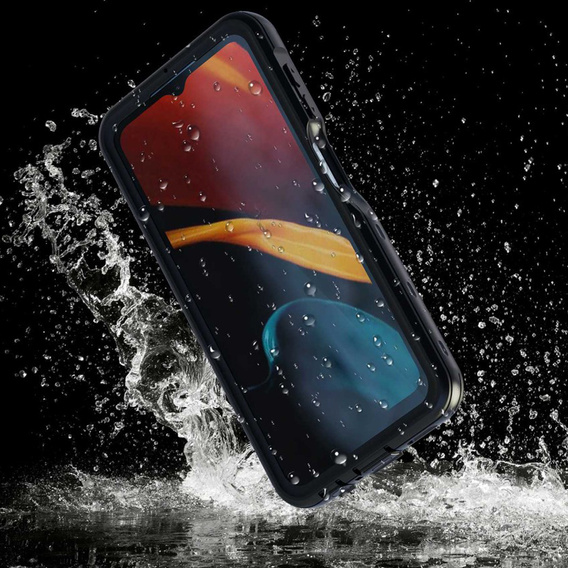 Vodotesné puzdro IP68 pre Samsung Galaxy A13 4G, SHELLBOX, čierne