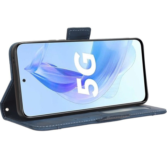 Klapkové puzdro pre Honor 90 Lite 5G, Card Slot, modré