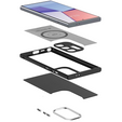 Puzdro Spigen Enzo Aramid čierne pre Samsung Galaxy S24 Ultra