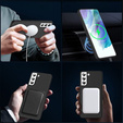 Obal na mobil pre Samsung Galaxy S21 FE 5G, Silicone MagSafe, čierne