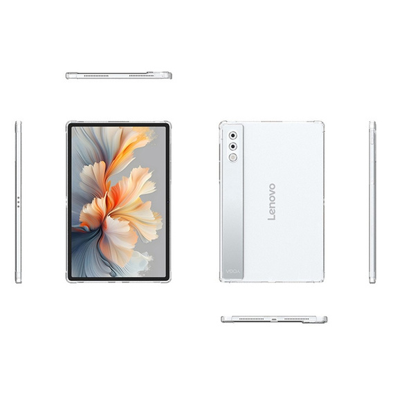 Puzdro pre Lenovo Yoga Tab Plus, silikónové, priehľadné