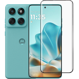 3D tvrdené sklo pre Motorola Edge 60 / 60 Fusion, čierny rám