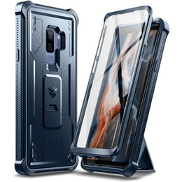 Obrnené puzdro pre Samsung Galaxy S9 Plus, Dexnor Full Body, tmavomodré