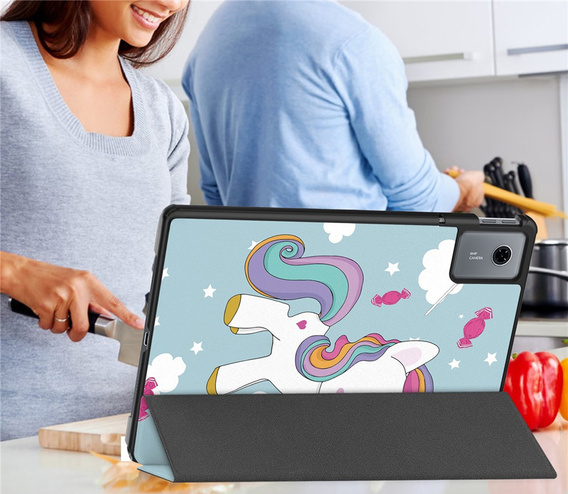 Puzdro pre Lenovo Idea Tab 11" 2025 TB336FU TB336ZU, s funkciou stojana, Smartcase, Unicorn