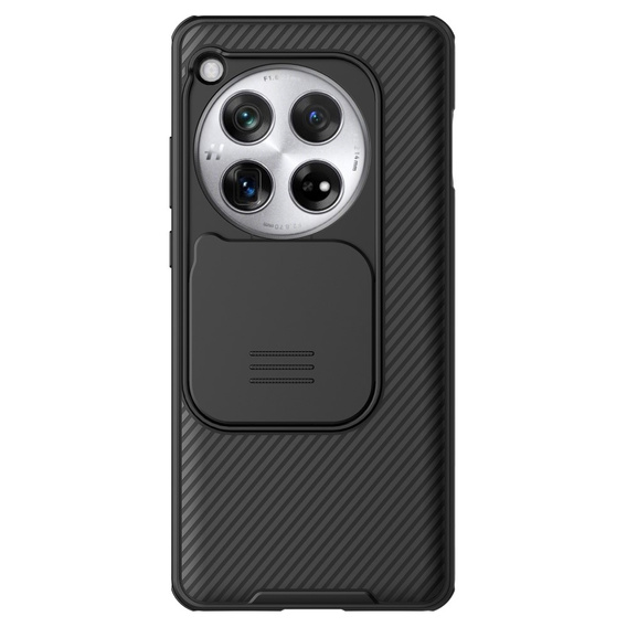 Puzdro pre OnePlus 12 5G, pancierované Nillkin, CamShield Pro, čierne
