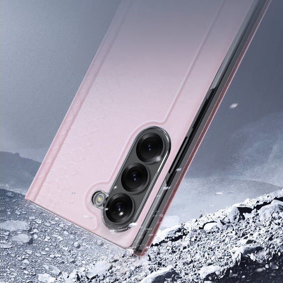 Puzdro Dux Ducis pre Samsung Galaxy Z Fold7 5G, Bril, ružové