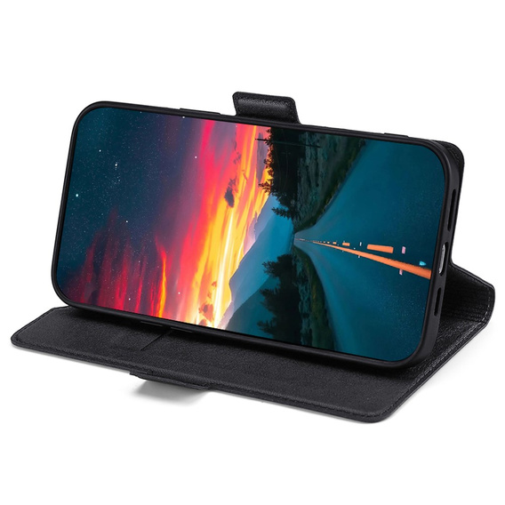 Klapkové puzdro pre Motorola Moto G22, Magnetic Clasp, čierne