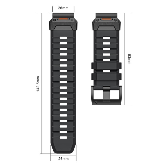 Silikónový remienok QuickFit pre Garmin Fenix 26mm