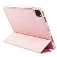 Puzdro pre iPad Pro 11 2021/2022, Smartcase s priestorom pre stylus, ružové