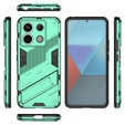 Puzdro pre Xiaomi Redmi Note 13 Pro 5G, Military kickstand, zelený