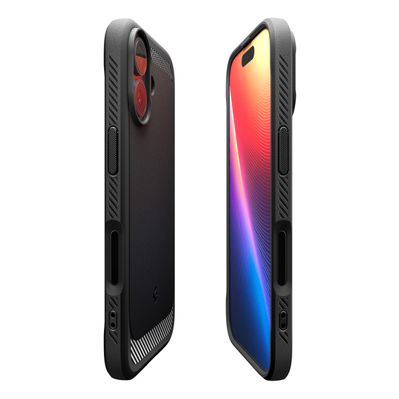 Spigen Rugged Armor MagSafe puzdro pre iPhone 17, matná čierna
