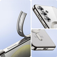 Puzdro pre Samsung Galaxy S24+ Plus, Electro MagSafe, strieborné + sklo na displej