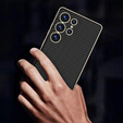 Puzdro pre Samsung Galaxy S25 Ultra, GKK Leather, carbon čierne