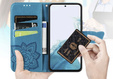 Klapkové puzdro pre Samsung Galaxy A56, Butterfly, modré