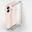Puzdro pre iPhone 16 Plus, Erbord Dropproof, priehľadné + sklo