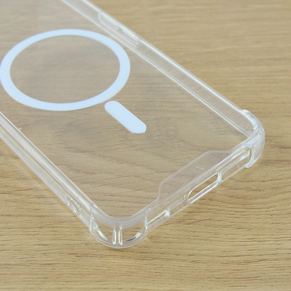Puzdro pre Nothing Phone 2, Fusion Hybrid, pre MagSafe, priehľadné
