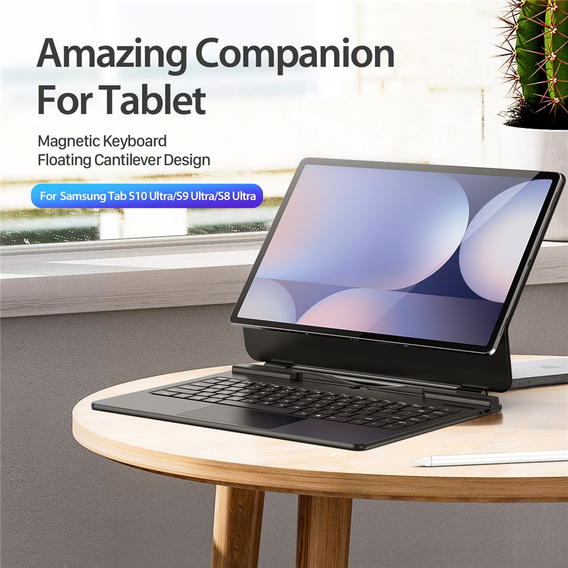 Dux Ducis Puzdro s Bluetooth klávesnicou pre Samsung Galaxy Tab S10 Ultra / S9 Ultra / S8 Ultra