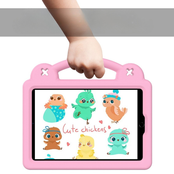 Detské puzdro pre iPad mini 7.9" 2019/2015/2014/2013/2012 (5/4/3/2/1 gen.), Cute Patterns, so stojanom, ružové
