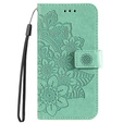 Klapkové puzdro pre Xiaomi Redmi 13C / Poco C65, Mandala Flower, zelené