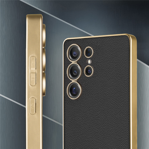 Puzdro pre Samsung Galaxy S25 Ultra, GKK Leather, čierne