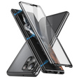 Puzdro pre Samsung Galaxy S24 Ultra, Magnetic Dual Glass, čierne