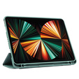 Puzdro pre iPad Pro 11 2021/2022, Smartcase s priestorom pre stylus, zelený
