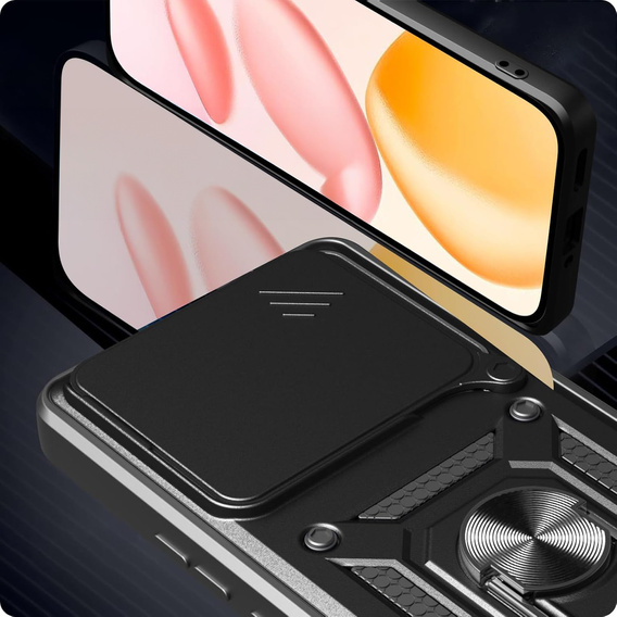 Obal na mobil pre Honor 400 Pro 5G, CamShield Slide, čierne