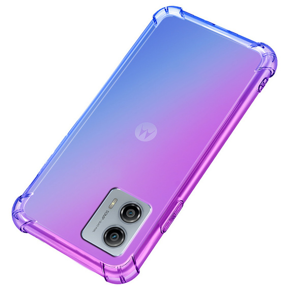 Puzdro pre Motorola Moto G53 5G, Gradient Dropproof, Fialová / modrá