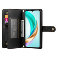 Klapkové puzdro pre Honor Magic 7 Lite, Wallet Zipper Pocket, čierne