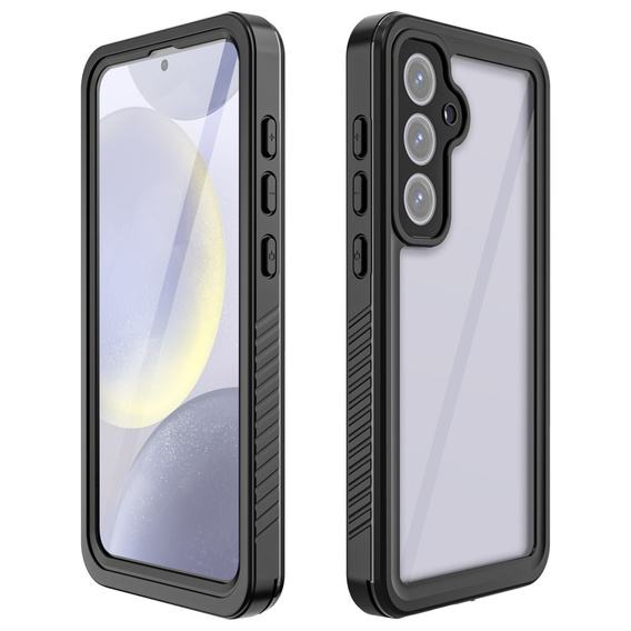 Vodotesné puzdro IP68 pre Samsung Galaxy S24 FE, čierne