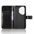 Klapkové puzdro pre Honor 400 Pro 5G, Crazy Horse Wallet, čierne