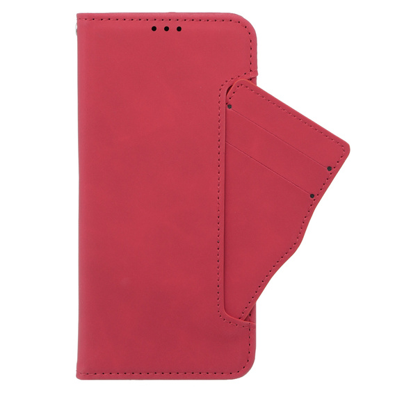 Klapkové puzdro pre Oppo A58 4G, Card Slot, červené