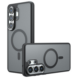 Matné puzdro pre MagSafe pre Samsung Galaxy S26 Ultra, čierne