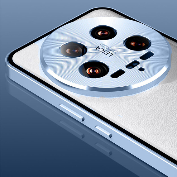 Puzdro pre Xiaomi 14 Ultra, Magnetic Dual Glass, modré