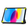 Puzdro pre iPad 10.9 2022 10 Gen, Smartcase s priestorom pre stylus, čierne