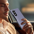 Flipové puzdro pre Samsung Z Fold5 5G, Smart View Wallet, levanduľové