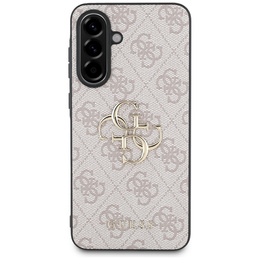 GUESS Obal na mobil pre Samsung Galaxy A56 5G, 4G Big Metal Logo, ružové