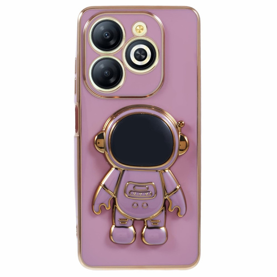 Obal na mobil pre Infinix Hot 40i, Astronaut, fialové