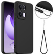 Obal na mobil pre Oppo Reno13 Pro 5G, Silicone MagSafe, čierne