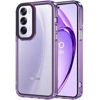 Obal na mobil pre Oppo A80, Fusion Hybrid, transparentné / fialové