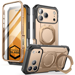 Puzdro Supcase pre iPhone 17 Pro Max, Unicorn Beetle Grip Pro Mag, Desert Gold